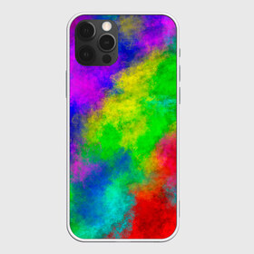 Чехол для iPhone 12 Pro Max с принтом Multicolored , Силикон |  | abstract | colorful | holi | neon | pattern | rainbow | texture | абстракция | граффити | дым | искусство | кислота | кислотный | краска | красочный | микс | неоновый | облака | радуга | радужный | текстура | туман | узор | холи