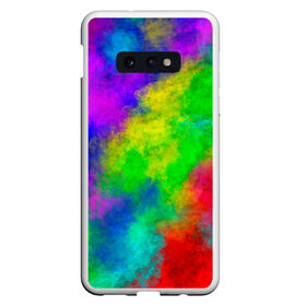 Чехол для Samsung S10E с принтом Multicolored , Силикон | Область печати: задняя сторона чехла, без боковых панелей | abstract | colorful | holi | neon | pattern | rainbow | texture | абстракция | граффити | дым | искусство | кислота | кислотный | краска | красочный | микс | неоновый | облака | радуга | радужный | текстура | туман | узор | холи