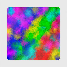 Магнит виниловый Квадрат с принтом Multicolored , полимерный материал с магнитным слоем | размер 9*9 см, закругленные углы | Тематика изображения на принте: abstract | colorful | holi | neon | pattern | rainbow | texture | абстракция | граффити | дым | искусство | кислота | кислотный | краска | красочный | микс | неоновый | облака | радуга | радужный | текстура | туман | узор | холи