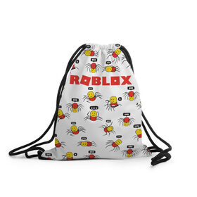 Рюкзак-мешок 3D с принтом ROBLOX , 100% полиэстер | плотность ткани — 200 г/м2, размер — 35 х 45 см; лямки — толстые шнурки, застежка на шнуровке, без карманов и подкладки | piggy | roblox | roblox games | roblox piggy | игра роблокс | пигги. | роблокс | роблокс пигги | робукс