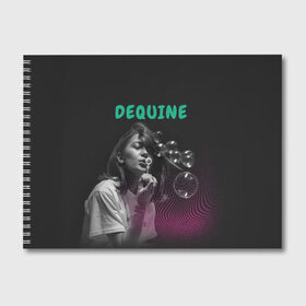 Альбом для рисования с принтом Dequine , 100% бумага
 | матовая бумага, плотность 200 мг. | dequine | vishnya | вишня | данеля садыкова | деквин | декуин | дэквин