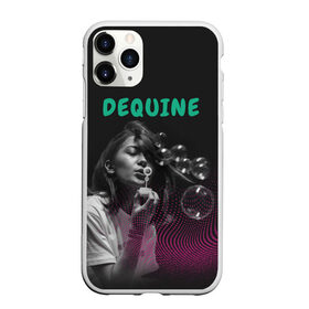 Чехол для iPhone 11 Pro Max матовый с принтом Dequine , Силикон |  | dequine | vishnya | вишня | данеля садыкова | деквин | декуин | дэквин