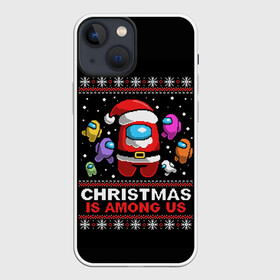 Чехол для iPhone 13 mini с принтом Among Us ,  |  | 2021 | 21 | 2k21 | among | among us | christmas | crewmate | game | impistor | new | santa | snow | space | us | vote | year | выживший | год | дед | игра | клаус | космос | мороз | невиновный | новый | предатель | рождество | самозванец | сант