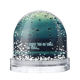 Снежный шар с принтом Капли вода дождь текст , Пластик | Изображение внутри шара печатается на глянцевой фотобумаге с двух сторон | вода | грусть. | дождь | капли | настроение | текст