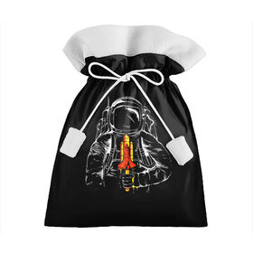 Подарочный 3D мешок с принтом Космонавт , 100% полиэстер | Размер: 29*39 см | Тематика изображения на принте: art | astronaut | cosmonaut | man | rocket | shuttle | space | арт | астронавт | космонавт | космос | ракета | человек | шаттл