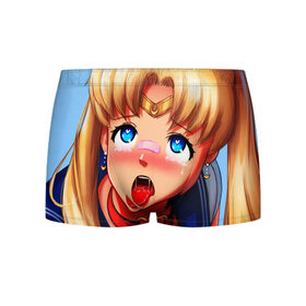 Мужские трусы 3D с принтом SAILOR MOON AHEGAO , 50% хлопок, 50% полиэстер | классическая посадка, на поясе мягкая тканевая резинка | Тематика изображения на принте: ahegao | anime | sailor moon | sailor moon ahegao | аниме | ахегао | сейлор мун | сейлор мун ахегао | сэйлор мун