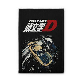 Обложка для автодокументов с принтом Initial D (Z) , натуральная кожа |  размер 19,9*13 см; внутри 4 больших “конверта” для документов и один маленький отдел — туда идеально встанут права | anime | deja vu | initial | initial d | manga | street | z | аниме | гонки | инециал ди | инициал д | инициал ди | манга | машины | такуми фудзивара | уличные