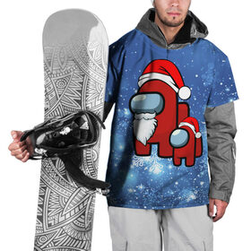 Накидка на куртку 3D с принтом Among us New year , 100% полиэстер |  | Тематика изображения на принте: 