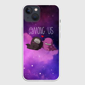 Чехол для iPhone 13 с принтом Among Us Love (Z) ,  |  | among us | among us 2 | amongus | fortegreen | impostor | innersloth | medbay | амонгус | джейсон вурхиз | клан шляпок | предатель | самозванец | среди нас | стэн пайнс | чумной доктор