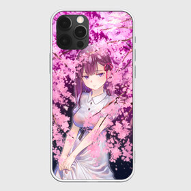 Чехол для iPhone 12 Pro Max с принтом SAKURA , Силикон |  | anime | girl | love | весна | девочка | девушка | дерево | любовь | милашка | милая | сакура | цветы