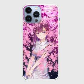 Чехол для iPhone 13 Pro Max с принтом SAKURA ,  |  | anime | girl | love | весна | девочка | девушка | дерево | любовь | милашка | милая | сакура | цветы