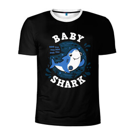 Мужская футболка 3D спортивная с принтом Baby shark , 100% полиэстер с улучшенными характеристиками | приталенный силуэт, круглая горловина, широкие плечи, сужается к линии бедра | baby shark | daddy shark | family shark | grandma shark | grandpa shark | mommy shark | бабушка акула | дедушка акула | мама акула | отец акула | ребенок акула | семья акул