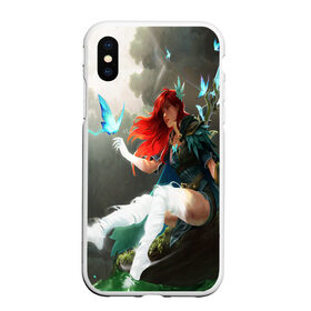 Чехол для iPhone XS Max матовый с принтом Windranger Dota , Силикон | Область печати: задняя сторона чехла, без боковых панелей | Тематика изображения на принте: 2 | arcana | dota | dota 2 | dota2 | international | juggernaut | steam | storm spirit | valve | windranger | аркана на вр | вр | дота | дота 2 | дота2