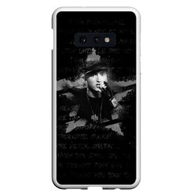 Чехол для Samsung S10E с принтом Eminem , Силикон | Область печати: задняя сторона чехла, без боковых панелей | eminem | eminm | marshall bruce mathers iii | slim shady | маршалл брюс мэтерс iii | рэпер | слим шейди | эминем