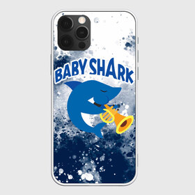 Чехол для iPhone 12 Pro Max с принтом BABY SHARK БЭБИ ШАРК , Силикон |  | baby shark | babysharkchallenge | shark | акула baby shark | акуленок | аула | бэби шарк | песня