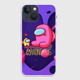 Чехол для iPhone 13 mini с принтом Among Us Love ,  |  | among | among us | game | steam | амонг | амонг юс | амонк | в космосе | игра | космонавт | космонафт | космос | мафия | пират | предатель | предатель среди нас | среди нас | человечки | эймонг | эмонг