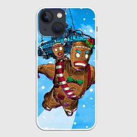 Чехол для iPhone 13 mini с принтом Пряничный человек ,  |  | 2020 | 2021 | christmas | cookie | dabb | epic games | fortnite | gingerbread man | new year | santa clause | skin | year | год | даб | дэб | игры | новогодний | новый год | печенье | пряник | пряничный человечек | рождество | санта клаус | скин | фортнай