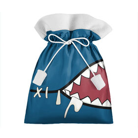 Подарочный 3D мешок с принтом Акула gawr gura , 100% полиэстер | Размер: 29*39 см | Тематика изображения на принте: baby shark | gawr gura | акула | акуленок | акулы | с акулами | с акулой | челюсти