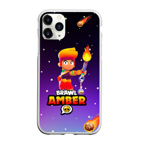 Чехол для iPhone 11 Pro матовый с принтом BRAWL STARS AMBER. , Силикон |  | 8 bit | amber | brawl stars | colette | crow | gale | leon | max | mecha | mecha crow | mr.p | sally leon | shark | tara | virus 8 bit | werewolf leon | акула | амбер | берли | бравл старс | ворон | коллет | макс | оборотень