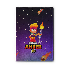 Обложка для автодокументов с принтом BRAWL STARS AMBER. , натуральная кожа |  размер 19,9*13 см; внутри 4 больших “конверта” для документов и один маленький отдел — туда идеально встанут права | 8 bit | amber | brawl stars | colette | crow | gale | leon | max | mecha | mecha crow | mr.p | sally leon | shark | tara | virus 8 bit | werewolf leon | акула | амбер | берли | бравл старс | ворон | коллет | макс | оборотень