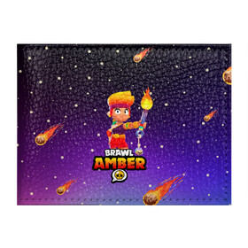 Обложка для студенческого билета с принтом BRAWL STARS AMBER. , натуральная кожа | Размер: 11*8 см; Печать на всей внешней стороне | Тематика изображения на принте: 8 bit | amber | brawl stars | colette | crow | gale | leon | max | mecha | mecha crow | mr.p | sally leon | shark | tara | virus 8 bit | werewolf leon | акула | амбер | берли | бравл старс | ворон | коллет | макс | оборотень