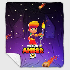 Плед с рукавами с принтом BRAWL STARS AMBER , 100% полиэстер | Закругленные углы, все края обработаны. Ткань не мнется и не растягивается. Размер 170*145 | 8 bit | amber | brawl stars | colette | crow | gale | leon | max | mecha | mecha crow | mr.p | sally leon | shark | tara | virus 8 bit | werewolf leon | акула | амбер | берли | бравл старс | ворон | коллет | макс | оборотень