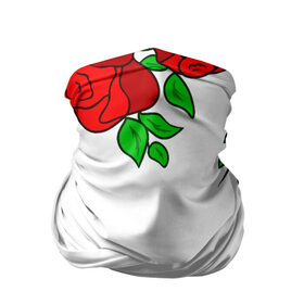 Бандана-труба 3D с принтом Scarlet Roses , 100% полиэстер, ткань с особыми свойствами — Activecool | плотность 150‒180 г/м2; хорошо тянется, но сохраняет форму | fashion flowers | fashion girl | love | букет | бутоны | жена | красные цветы | лепестки | летние | лето | листья | лучшая | люблю | мама | подарок | природа | растения | розочка | розы | сюрприз | узор | цветок | цветочки