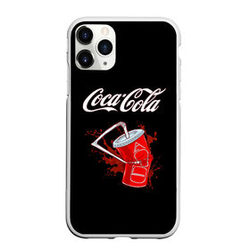 Чехол для iPhone 11 Pro матовый с принтом Coca Cola , Силикон |  | Тематика изображения на принте: coca cola | газировка | кола | лето | лимонад | свежесть | стакан