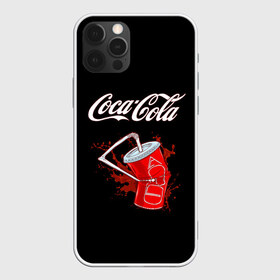 Чехол для iPhone 12 Pro Max с принтом Coca Cola , Силикон |  | coca cola | газировка | кола | лето | лимонад | свежесть | стакан