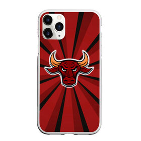 Чехол для iPhone 11 Pro Max матовый с принтом Красный бык , Силикон |  | буйвол | бык | год быка | голова быка | злой бык | рога | рогатое животное