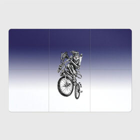 Магнитный плакат 3Х2 с принтом BMX , Полимерный материал с магнитным слоем | 6 деталей размером 9*9 см | bike | bmx | bones | eyes | jaw | skeleton | skull | sport | велосипед | кости | пасть | скелет | спорт | череп