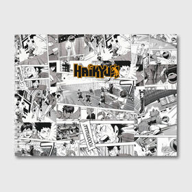 Альбом для рисования с принтом Haikyu , 100% бумага
 | матовая бумага, плотность 200 мг. | Тематика изображения на принте: haikyu | аниме | волейбол | манга | спортивная | фурудатэ | харуити