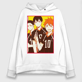 Женское худи Oversize хлопок с принтом Haikyuu Haikyu Haikuu , френч-терри — 70% хлопок, 30% полиэстер. Мягкий теплый начес внутри —100% хлопок | боковые карманы, эластичные манжеты и нижняя кромка, капюшон на магнитной кнопке | anime | fly high | haiku | haikuu | haikyu | haikyuu | hinata | karasuno | manga | shoe | аниме | волейбол | кагеяма | карасуно | манга | сее | хайку | хината