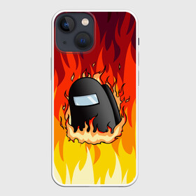 Чехол для iPhone 13 mini с принтом Among Us Fire (Z) ,  |  | Тематика изображения на принте: among us | among us 2 | amongus | fortegreen | impostor | innersloth | medbay | аманг ас | амонгас | амонгус | джейсон вурхиз | импостор | клан шляпок | предатель | самозванец | среди нас | стэн пайнс