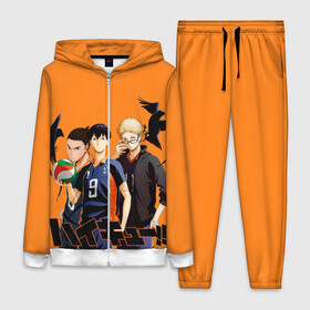 Женский костюм 3D с принтом Haikyu | Team ,  |  | anime | haikyu | karasuno | tyan | аниме | анимэ | волейбол | карасуно | киёко симидзу | корасуно | маленький гигант | онимэ | сёё хината | состав | тобио кагэяма | тян