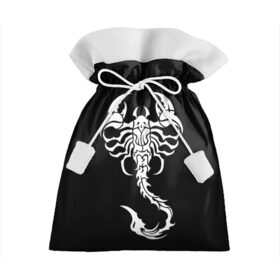 Подарочный 3D мешок с принтом Скорпион , 100% полиэстер | Размер: 29*39 см | знак зодиака | природа. | ракообразные | скорпион | ядовитые существа