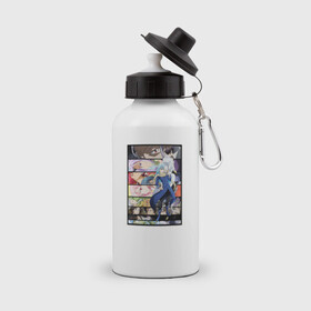 Бутылка спортивная с принтом Tensei Shitara Slime Datta Ken , металл | емкость — 500 мл, в комплекте две пластиковые крышки и карабин для крепления | Тематика изображения на принте: rimuru | slime | римуру | слайм | шион