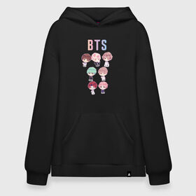 Худи SuperOversize хлопок с принтом BTS , 70% хлопок, 30% полиэстер, мягкий начес внутри | карман-кенгуру, эластичная резинка на манжетах и по нижней кромке, двухслойный капюшон
 | bangtan sonyeondan | bts | bts love. | kpop | битиэс | бтс | кпоп | фанфик бтс | чон чонгук