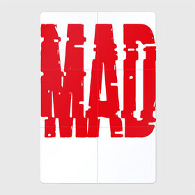 Магнитный плакат 2Х3 с принтом MAD , Полимерный материал с магнитным слоем | 6 деталей размером 9*9 см | Тематика изображения на принте: glitch | mad | title | безумный | глитч | надпись