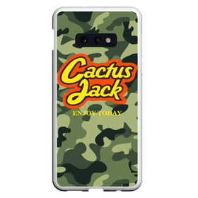 Чехол для Samsung S10E с принтом Cactus Jack , Силикон | Область печати: задняя сторона чехла, без боковых панелей | reeses puffs | travis scott | джэк | кактус | трэвис скотт