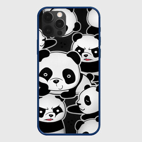 Чехол для iPhone 12 Pro Max с принтом Смешные панды , Силикон |  | Тематика изображения на принте: животные | медведи | мишки | мультяшки | смешные панды
