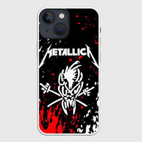 Чехол для iPhone 13 mini с принтом METALLICA ,  |  | matters metallica | metallica | metallica else | metallica nothing | metallicas metallica | nothing else | металлика | металлика.