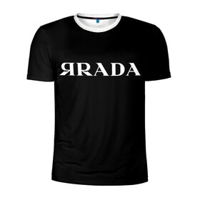 Мужская футболка 3D спортивная с принтом ЯRADA , 100% полиэстер с улучшенными характеристиками | приталенный силуэт, круглая горловина, широкие плечи, сужается к линии бедра | Тематика изображения на принте: 