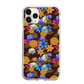 Чехол для iPhone 11 Pro матовый с принтом Exotic Flowers , Силикон |  | Тематика изображения на принте: fashion | flower | forest | garden | nature | spring | summer | trend | ботаника | весенние | весенняя | весна | иллюзия | лес | лето | объемные | природа | растения | сад | трендовая | флористика | цветки | цветок | цветочки