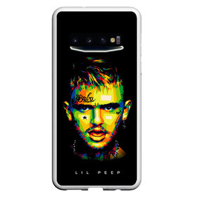 Чехол для Samsung Galaxy S10 с принтом LIL PEEP , Силикон | Область печати: задняя сторона чехла, без боковых панелей | Тематика изображения на принте: lil | lil peep | logobombing | peep. лил | pump | rap | xxx | xxxtenticon | пип | с лил пипом