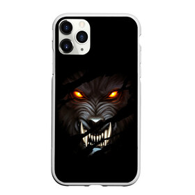 Чехол для iPhone 11 Pro Max матовый с принтом ВОЛЧИЙ ОСКАЛ , Силикон |  | animal | dark | hunter | wolf | волк | голова | животные | звери | зубы | клыки | мощь | оскал | пасть | сила | хищник