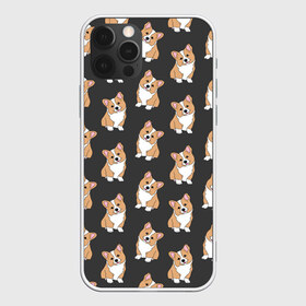 Чехол для iPhone 12 Pro Max с принтом Корги малыши , Силикон |  | baby | corgi | dog | kawaii | pattern | вельш корги | девочкам | детям | животные | каваи | корги | лапки | малыш | мальчикам | много собак | мордочка | мультяшный | персик | пес | песик | питомец | подарок | пушистый