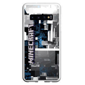 Чехол для Samsung Galaxy S10 с принтом Minecraft , Силикон | Область печати: задняя сторона чехла, без боковых панелей | building | city | cube | game | megapolis | minecraft | pattern | город | здание | игра | куб | майнкрафт | мегаполис | узор
