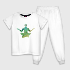 Детская пижама хлопок с принтом Йога тайм , 100% хлопок |  брюки и футболка прямого кроя, без карманов, на брюках мягкая резинка на поясе и по низу штанин
 | здоровье | йога | кундалини | медитация | релаксация | тело | фитнес | энергия