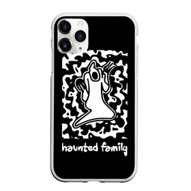 Чехол для iPhone 11 Pro Max матовый с принтом Haunted Family / Kizaru , Силикон |  | born to trap | ghost | haunted family | кизару | хорошая работа олег